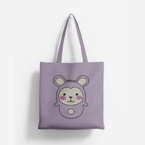 Sac fourre-tout en coton réutilisable, solide, durable, multi-usages pour les courses, le bureau et l'extérieur - Product Image 2