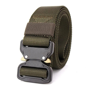 Ceintures tactiques en nylon durable pour la sécurité Ceinture de taille tactique Ceinture tactique extérieure noire extérieure - Product Image 1