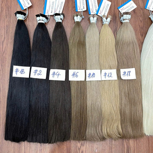 Extensión de Cabello 100% Real no sintético sin fibra de alta calidad textura recta natural cabello VIP ruso crudo - Product Image 2