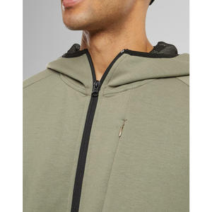 Nouveau pull à capuche à fermeture éclair surdimensionné pour hommes pull en coton à manches longues à la mode avec broderie de Logo personnalisée avec des commandes en gros - Product Image 6