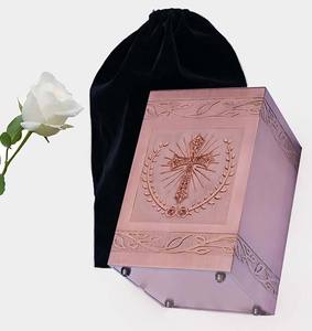 Urnas de cremación de madera modernas hechas a mano de estilo americano, urnas funerarias decorativas para hombres y mujeres - Product Image 3