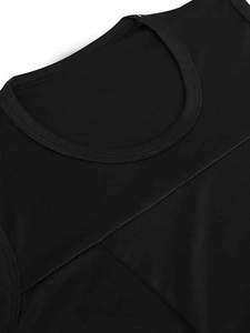 Haute Qualité Coton Noir Blanc Débardeur Sans Manches Fitness Sportswear Logo Personnalisé Hommes Singlet Débardeurs - Product Image 5