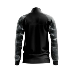 Jersey deportivo para hombre, sudadera de entrenamiento con media cremallera, manga camuflada, para gimnasio, fitness, OEM, ODM, logotipo personalizado, ropa deportiva, proveedor de fábrica - Product Image 2