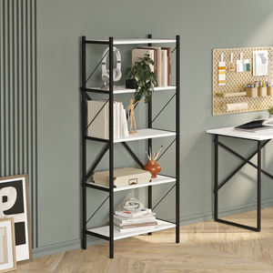 Estantería modular moderna de estilo europeo, alta calidad para muebles de madera resistente de sala de estar, oficina, venta al por mayor, almacenamiento de diseño de Londres - Product Image 1