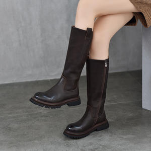 Botas de tacón alto para mujer, botas largas hasta la rodilla y por encima de la rodilla para invierno, fiestas, oficina y uso diario. - Product Image 2