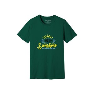 Camiseta de algodón 100% con temas de bondad, estampado de estilo informal, 12 opciones de color, 160-180, colocación de diseño personalizable GSM pesado - Product Image 1