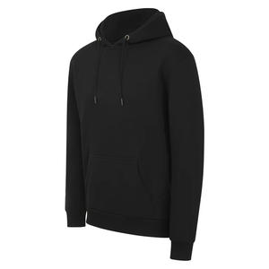 Basic <b>Plain</b> Men's Custom Logo Solid Color Embossed <b>Hoodie</b> Crocheted Embroidered Oversized High Quality Wholesale - Product Image 3