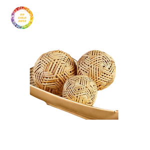 Nouvelles tailles personnalisables de globe en rotin de conception unique pour l'artisanat en osier pour les décorations et la suspension - Product Image 1