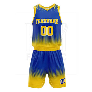 Uniformes de baloncesto para hombre profesionales al mejor precio, pantalones cortos transpirables con logotipo impreso personalizado, 100% poliéster, antibacteriano, de secado rápido - Product Image 2