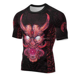 2025 Jiu Jitsu BJJ Grappling Compresión Desgaste Muy demandado Mejor Rashguard Sublimación Rashguard - Product Image 1