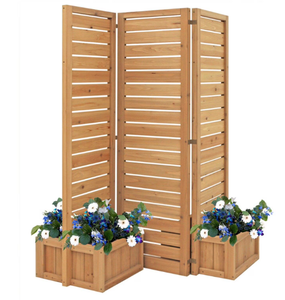 Jardinière intégrée et écran acoustique en bois - Product Image 5