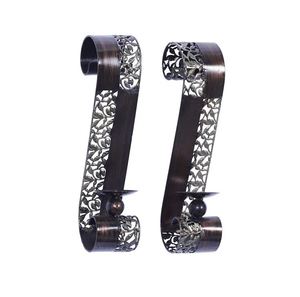 Aplique de Pared de Bronce Antiguo, Portavelas Navideño, Decoración Navideña para Interiores y Exteriores, Fiestas, Decoración de Año Nuevo, Hecho en India - Product Image 4