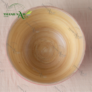 Nouvelle arrivee Bol en bambou biologique fait à la main personnalisé OEM, Bol de service écologique naturel antimicrobien lavable au lave-vaisselle - Product Image 3