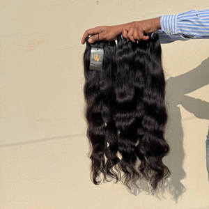 Unprocessed Raw Indian Virgin Hair Bundles with Hd Closure,<b>Body</b> <b>Wave</b> Straight Human Hair Bundles Raw curly Temple hair - Product Image 1
