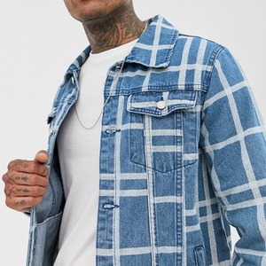Chaqueta de bombardero de talla grande 5XL con el mejor diseño, chaqueta vaquera informal sólida ajustada para hombre, chaqueta vaquera de primavera para hombre de alta calidad - Product Image 6