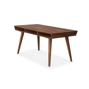 Ensemble de salle à manger Ellen en bois massif table extensible avec lumière et dossier pour salons maison bureau entrepôts maison bars - Product Image 5