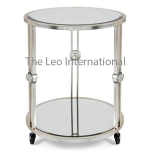 Table d'appoint de canapé mobile au design moderne, simple et classique, et chariot de table basse durable pour salon ou chevet - Product Image 6