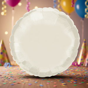 Palloncini Circolari Bianchi per Feste, 60 Cm, Confezione da 12 Pezzi - Product Image 3