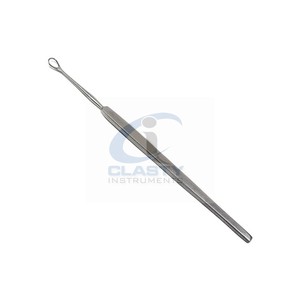 DEPRESOR ESCLERAL DE BUCLE DE LENTE FLYNN DE ALTA CALIDAD PARA ESCLERA PEDIÁTRICA GANCHO MUSCULAR 80MM DE LARGO - Product Image 2