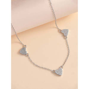 สร้อยคอจี้สถานีหัวใจแฟชั่นผู้หญิงพร้อมเสน่ห์ - Product Image 2