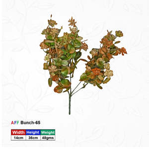 ต้นยูคาลิปตัสประดิษฐ์หลากสีสันสำหรับฤดูใบไม้ร่วง AFF Bunch-65 - Product Image 1