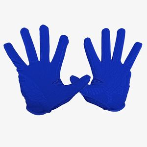 Gants de football de qualité supérieure avec poignée en silicone collante et dos respirant et sangle réglable pour le jour du jeu d'entraînement et l'utilisation en équipe - Product Image 3