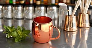 Mules de Moscou en cuivre massif Koi Mugs en cuivre massif pur sans doublure Tasse en cuivre lisse de 16 oz - Product Image 4