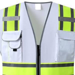 Gilet haute visibilité pour homme de bonne qualité, entièrement personnalisable, très vendu, respirant, anti-rides, de qualité supérieure - Product Image 3
