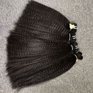 Extensiones de cabello Remy sin procesar 100% de la mejor calidad, paquetes rectos rizados a precio mayorista - Product Image 3