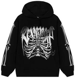 Personalizado de gran tamaño de lana hombres Sudadera con capucha streetwear pullover casual invierno cálido liso algodón sudadera de diseño - Product Image 1
