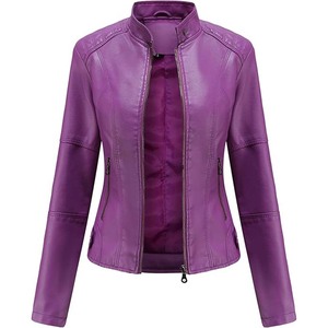 Vestes en cuir décontractées à manches longues en tricot respirant pour femmes, service OEM personnalisé de qualité supérieure, couleur et taille personnalisées pour adultes, taille plus - Product Image 1