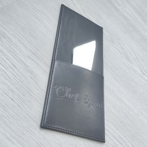 Porte-Couverts Pliable en Cuir Véritable de Luxe Écologique pour Restaurant Organisateur de Vaisselle Vintage Rouleau de Table LCH-0071 - Product Image 5