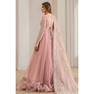 Vestido de Novia Jazmin Royal-Design, Corte A, Bordado en Chifón, Estilo Clásico, Cintura Totalmente Natural, Materiales Personalizables-TC-1423 - Product Image 4