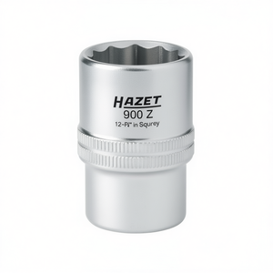 Hazet 1/2'' <b>12</b>-<b>Point</b> Square <b>Socket</b> with Traction Profile and Knurling in Inches - Product Image 3