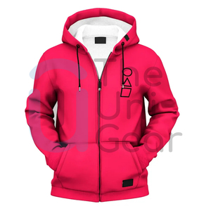2025 Venta al por mayor Servicio OEM Sudaderas con cremallera personalizadas Logotipo Premium Algodón pesado Hombres y mujeres Pareja Sudadera con capucha para invierno - Product Image 3