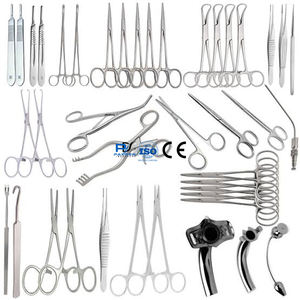 ชุดเครื่องมือผ่าตัดผ่าตัดหลอดลมแบบใช้แรงคน ผลิตตามสั่ง คุณภาพสูง 100% สีพื้น ทำจากสแตนเลส ยี่ห้อ PAKDEN - Product Image 1