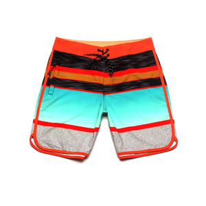กางเกงขาสั้นชายหาดและกางเกงว่ายน้ำแบบตาข่าย แห้งเร็ว ชุดว่ายน้ำฤดูร้อน พร้อมสีและดีไซน์ที่กำหนดเองได้ - Product Image 2