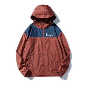 Veste coupe-vent pour homme au design tendance, de haute qualité, décontractée, pour l'hiver, à capuche, séchage rapide, respirante, logo frontal, vente en gros - Product Image 3