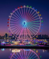 Sistema de Iluminación LED Inteligente DMX512 IP65 con Malla de Puntos y Color Cambiable para Iluminación y Decoración de Parques Temáticos