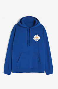 2024 industrie tendance hommes 100% coton éponge imprimé doublé hiver à capuche respirant coupe ample Streetwear brodé OEM - Product Image 3