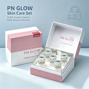 รับผลิตแบรนด์ส่วนตัว PN GLOW Skin Care Complex Nourishing Facial Serum ชุดเซรั่มบำรุงผิวหน้าในขวดพร้อมกล่องของขวัญ - Product Image 1