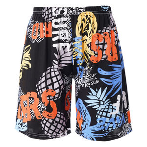 Pro Quality <b>Men's</b> Summer <b>Shorts</b> High Street Style Printed Sublimation Casual Streetwear Plus Size 100% Polyester Knee Drawstring - Product Image 1