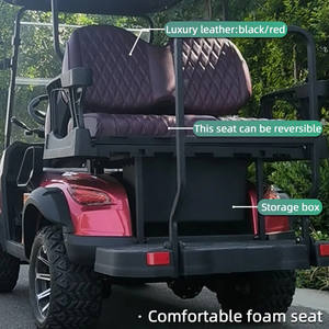 Carrito de Golf Eléctrico de 4 Ruedas y 4 Plazas con Certificación CE, Vehículo Utilitario para Adultos, Club Car ATV, Batería de Litio de 72V - Product Image 6