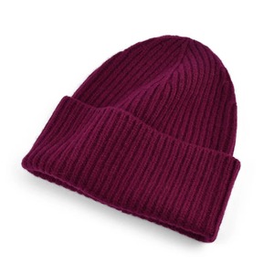 Gorros de lana pura de color rojo sólido para hombre, gorro de lana cálido para hombre, gorro de otoño e invierno para adultos, gorro nuevo de punto - Product Image 6