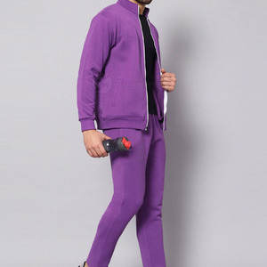 Ensemble de survêtement de sport d'hiver pour hommes, personnalisé avec logo, en coton/polyester, respirant, séchage rapide, léger, taille élastique, pour la gym et le jogging, grandes tailles - Product Image 5