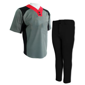 Meilleure vente uniforme de baseball professionnel de couleur personnalisée respirant poches à col en v à séchage rapide 100% ensembles de vêtements d'équipe en polyester - Product Image 6