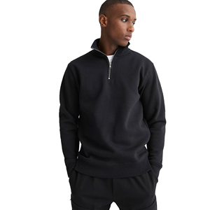 Sudadera de cuello alto con botones a presión para hombre, ropa de invierno cómoda y cálida, personalizada, de tela, alta calidad, precio bajo - Product Image 5