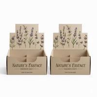 Boîtes de présentation de savon en carton ondulé avec impression personnalisée de logo en couleur