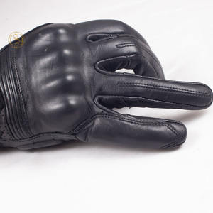 Gants en cuir à doigts complets pour la moto, la randonnée, le cyclisme, la pêche et les sports de voyage avec bande réfléchissante Caractéristique thermique - Product Image 6