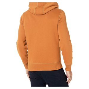 Pull à capuche en polaire 100% coton pour hommes fermeture éclair complète respirant confortable HeavyGSM brodé bouffée vêtements d'hiver solides - Product Image 3